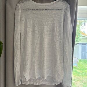 Cynthia Rowley White Knit Sweater